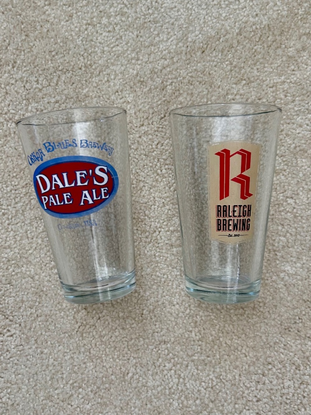 brewery pint glasses